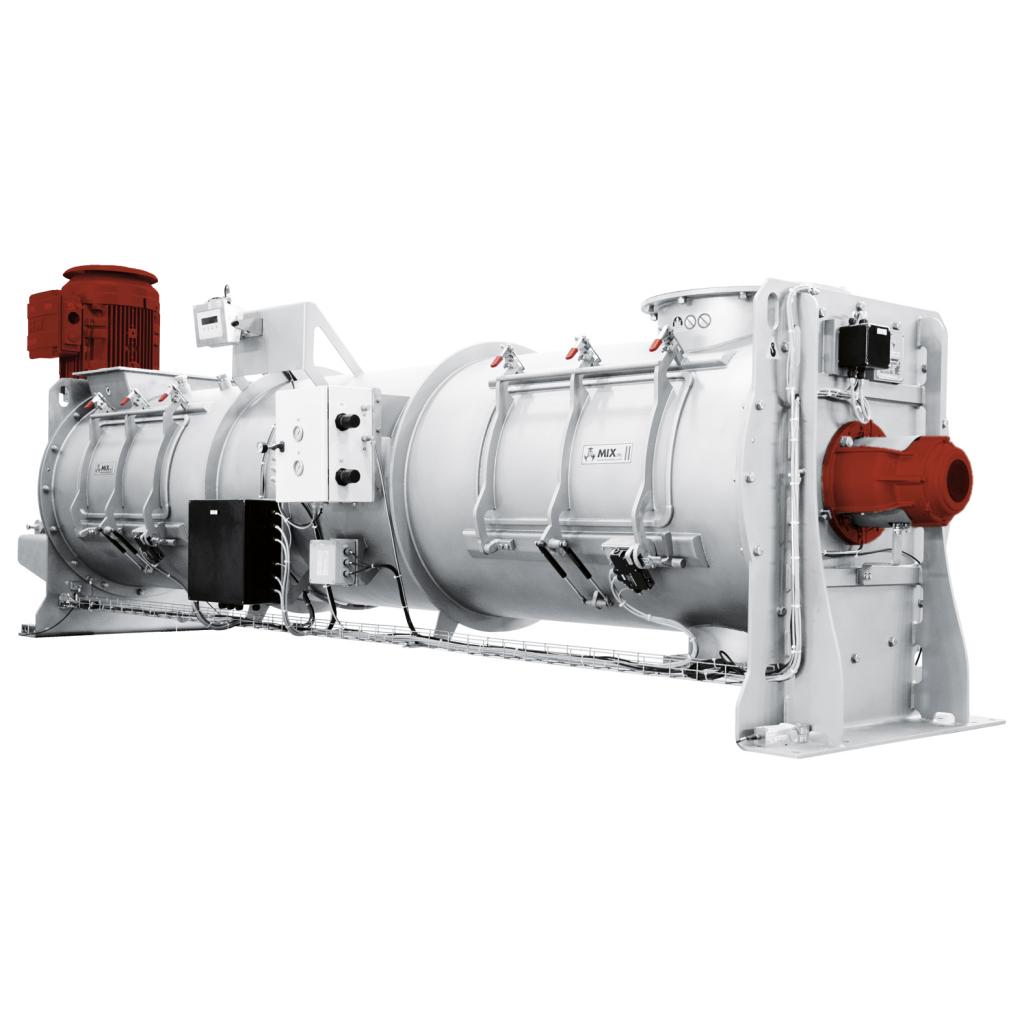 Industrial continuous mixers with heating and cooling for bulk powder and paste processing in UK & Ireland.