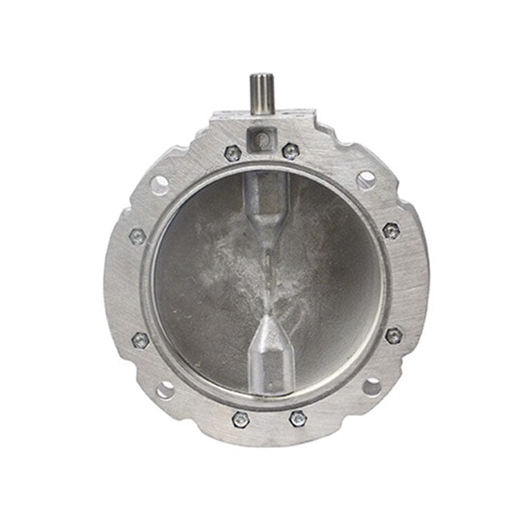 Industrial pneumatic butterfly valves with splined shaft and powder seal for UK & Ireland sectors.