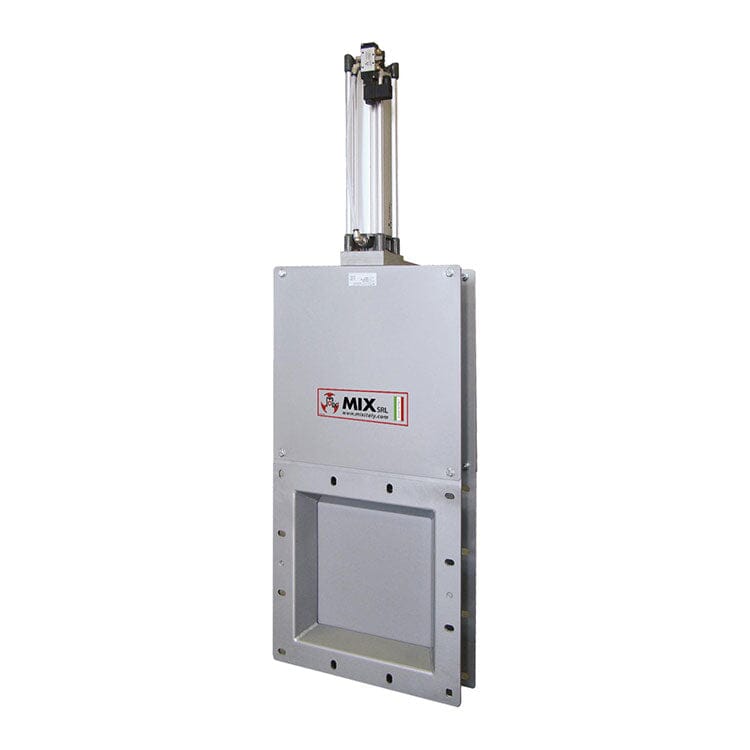 Slide and gate valves for silo and bulk material handling in multiple sizes supplied in UK & Ireland.