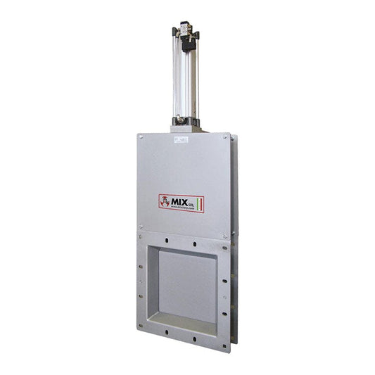 Slide and gate valves for silo and bulk material handling in multiple sizes supplied in UK & Ireland.