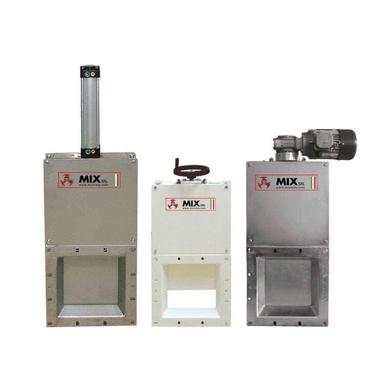 Industrial slide and gate valves for controlling material flow in UK & Ireland silos and plants.