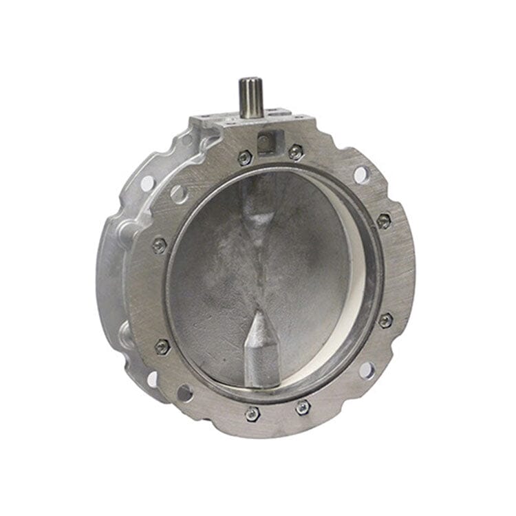 Pneumatic butterfly valve sizes 100mm to 400mm with aluminium alloy body and industrial non-toxic seals in UK & Ireland.