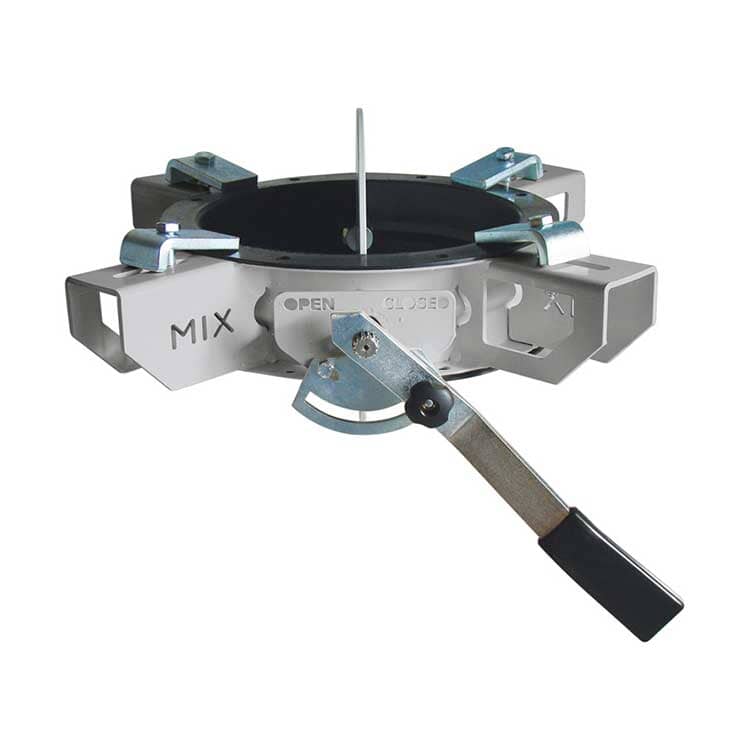 Under silo butterfly valves with manual operation for bulk material flow control in UK & Ireland.